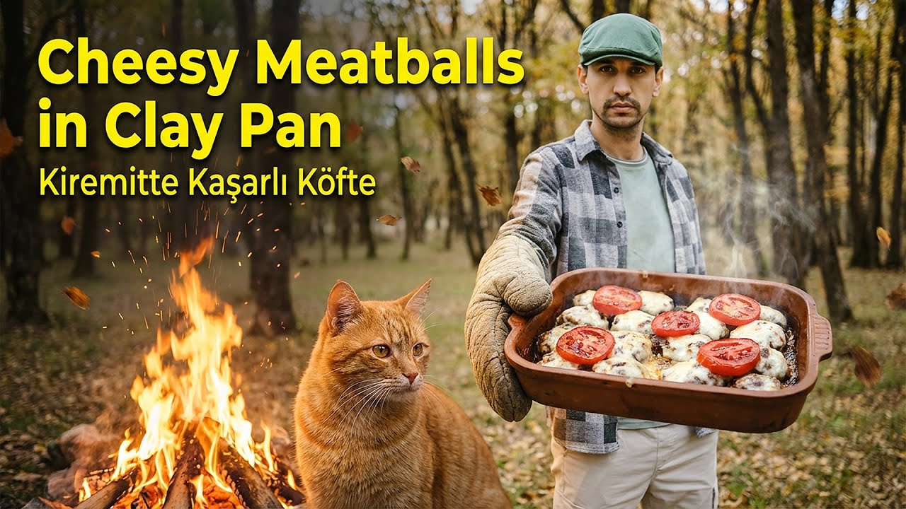 MİSAFİRİM GARFİELD - KAŞARLI KÖFTEYİ BİRLİKTE YAPTIK    