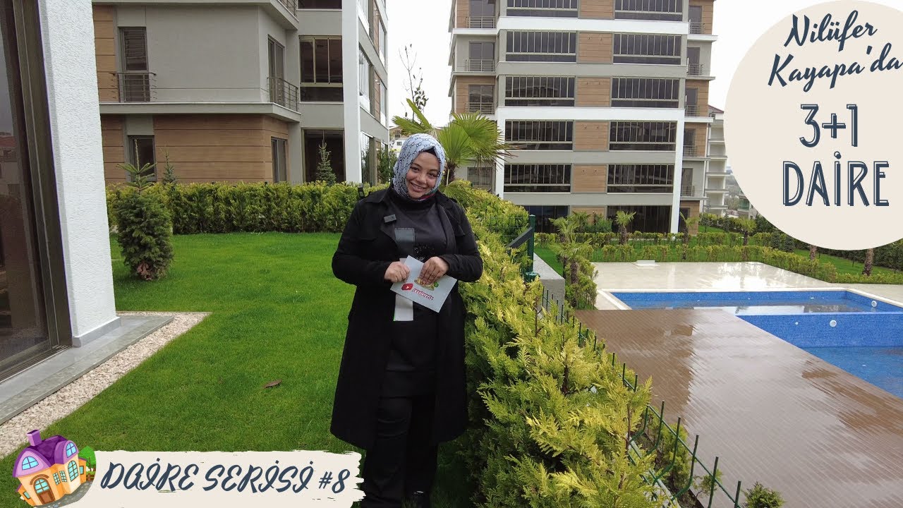 NİLÜFER KAYAPA'DA BAHÇELİ 3+1 SATILIK DAİRE TURU //ÖMER KUMOVA İNŞAAT PARK SİESTA//
