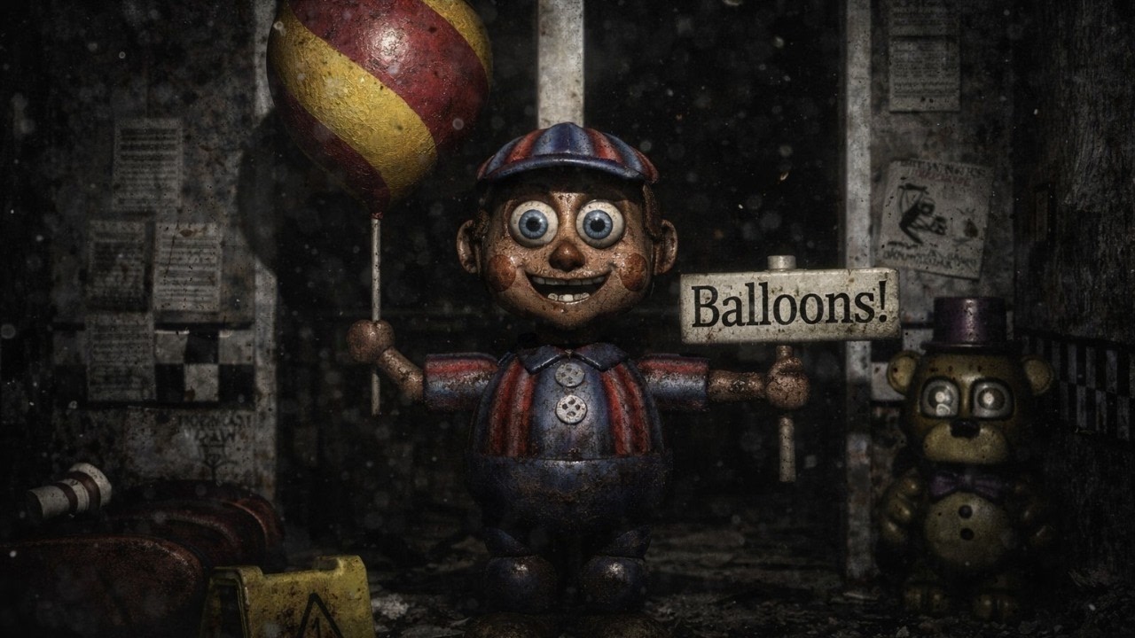 ALGO LE PASA A BALLOON BOY.. - FNAF Last Week at Fredbear's