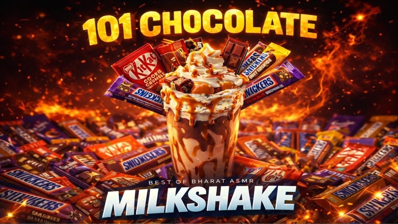 Best 101 Chocolate Milkshake Of Bharat ASMR