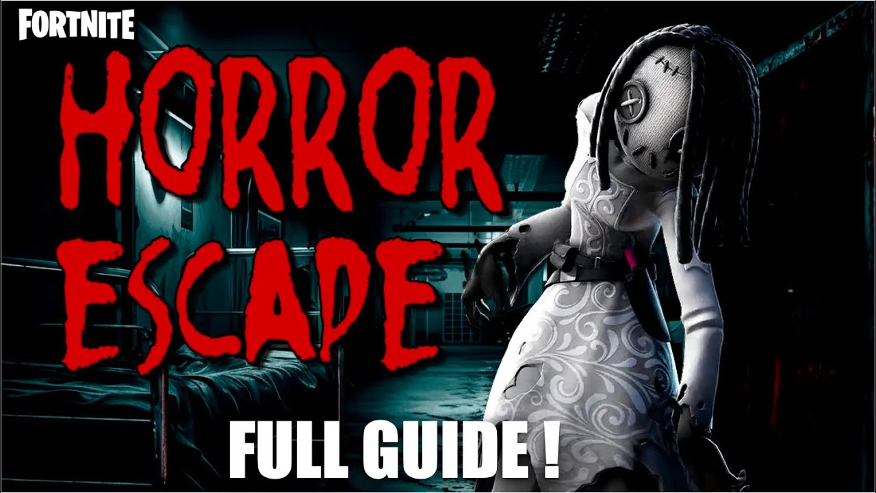 HOW TO COMPLETE HORROR ESCAPE FORTNITE MAP CREATIVE 2.0 - ALL 10 BANANAS, ALL KEYS & KEYCARDS, BOOKS
