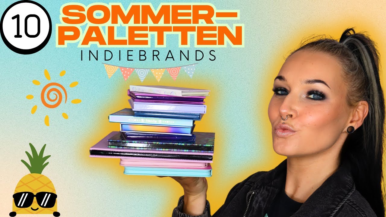 10 Palettes for Summer ☀️I Indie Brands I Eyeshadow Palettes I Summer Color Palette Makeup