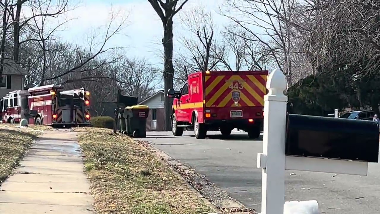 Fairfax city fire battalion chief 443 responding 