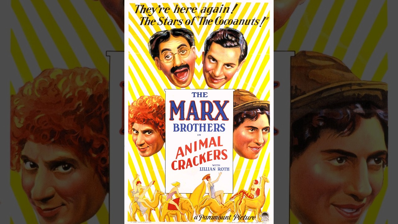 Animal Crackers (1930) 4k Trailer - Marx Brothers' Hilarious Chaos Unleashed!