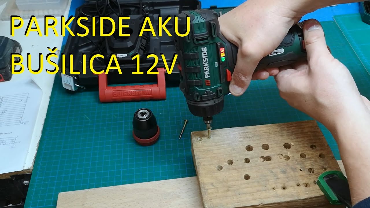 RECENZIJA - Parkside akumulatorska 12V bušilica