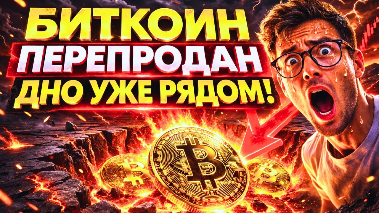 БИТКОИН ПЕРЕПРОДАН. ДНО УЖЕ РЯДОМ