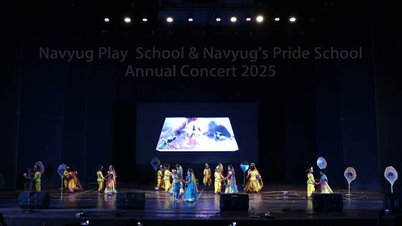 Navyug Play And Pride School Annual Concert 2025 KG 1 B