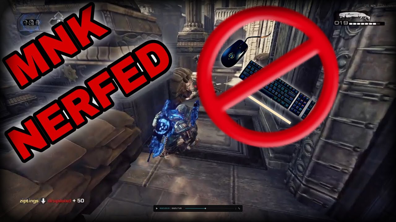 MOUSE AND KEYBOARD IS NERFED?!?!?!?! - Gears of War 3 Delta Online Update