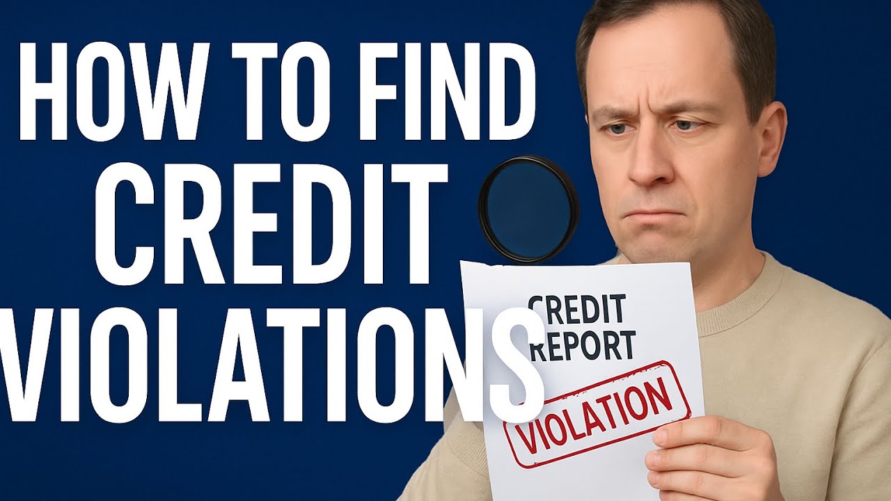 How to find credit violations
