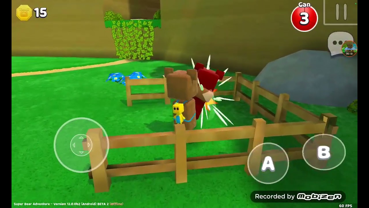 Super bear adventure ama arkadaşım oynuyor 