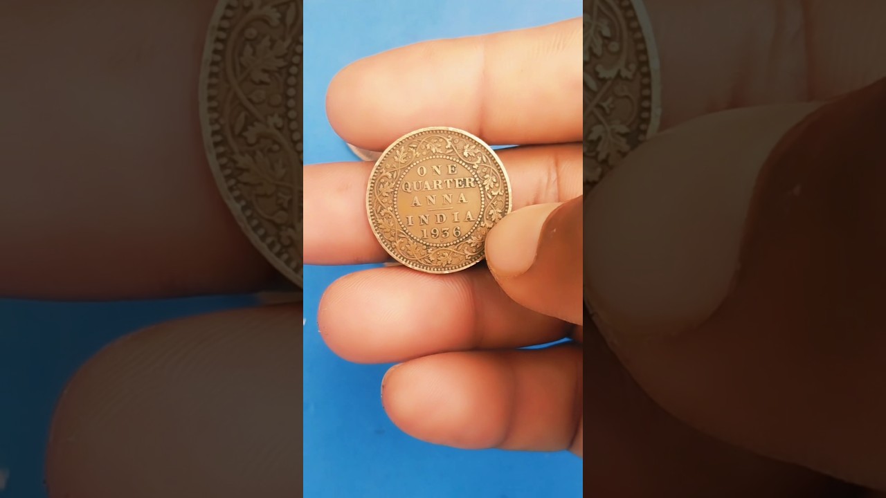 One quarter anna copper coin 1911 to 1942 #InstaReels #5Rscoin #copper #coppercoins #coinrule #bulli