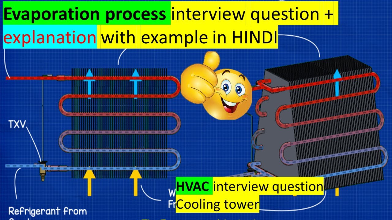 HVAC interview question Evaporation process in HINDI || HVAC technician #gulfjobs  #intervew #hvac