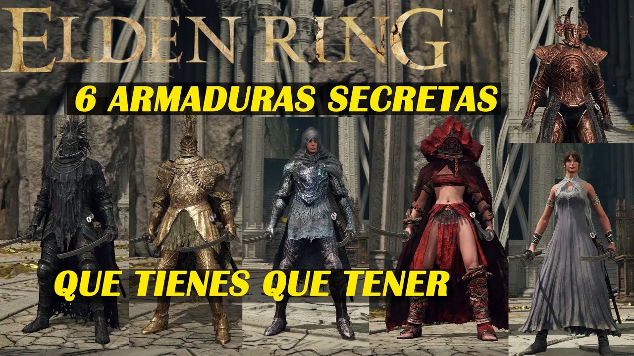 Elden Ring 6 SECRET ARMORIES you have to have