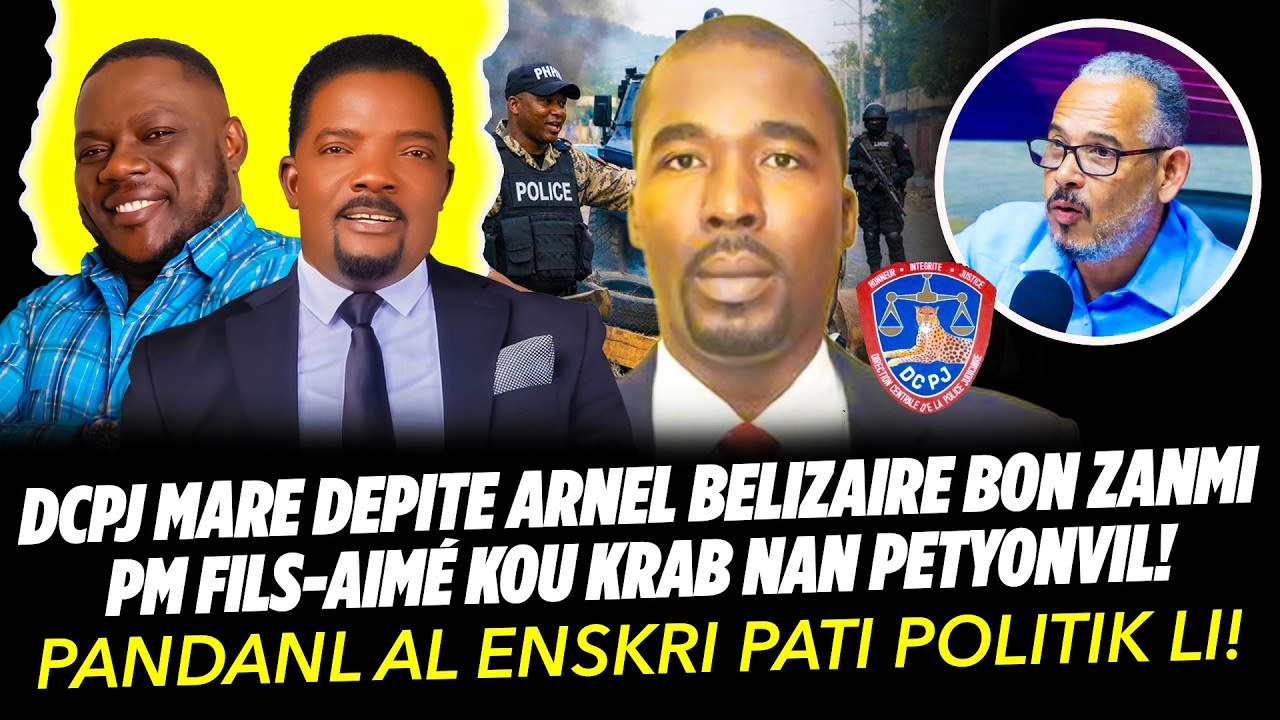DCPJ MARE DEPITE ANEL BELIZAIRE BON ZANMI PM FILSAIMÉ KOU KRAB NAN PETYONVIL PANDANL AL ENSKRI PATI