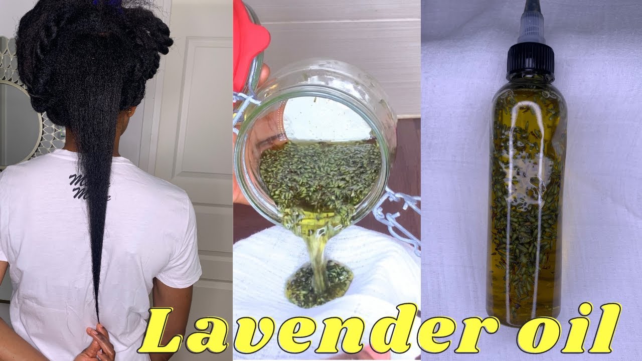 LAVENDER OIL FOR EXTREME HAIR GROWTH: How to make Lavender essential  oil at home. DIY :Relax hair