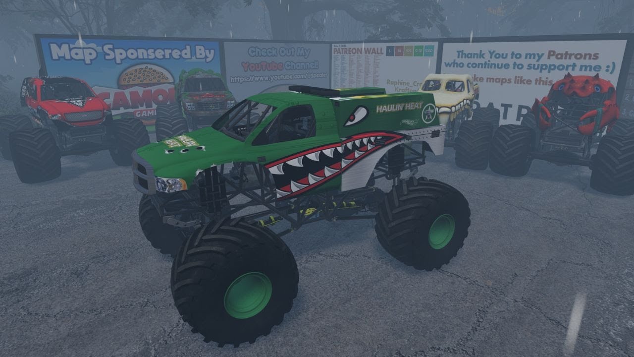 Epic High Speed Monster Truck Jumps & Crashes #74 BeamNG.Drive