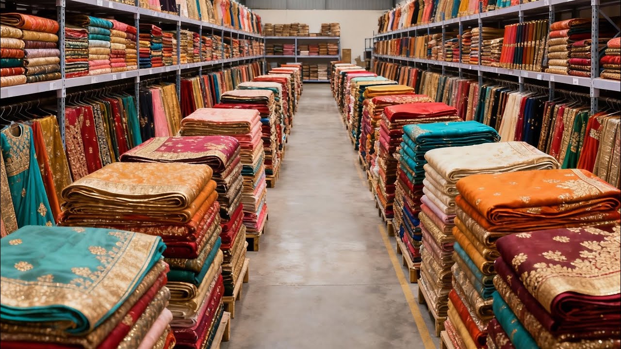Single Saree New Collection — Today’s Trending Designs | Surat Saree Market | Saree Market In Surat