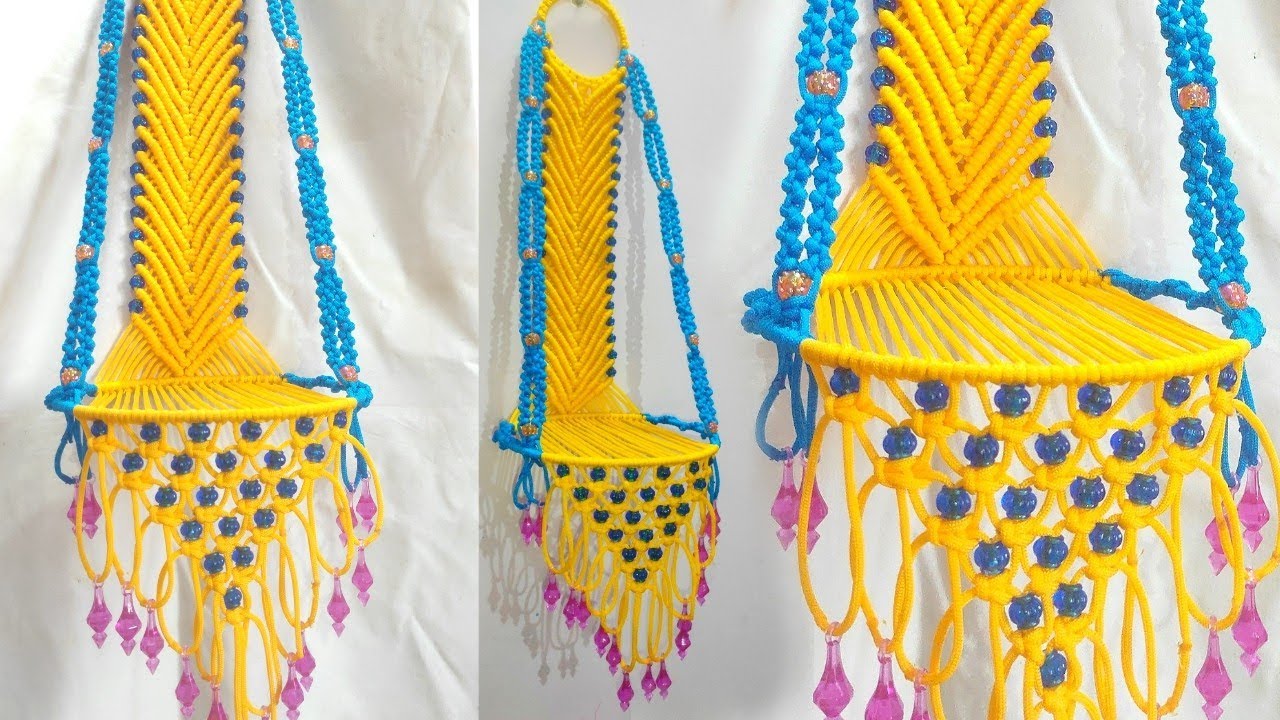Macrame Teddy Jhula . Very Easy And Beautiful Macrame Design