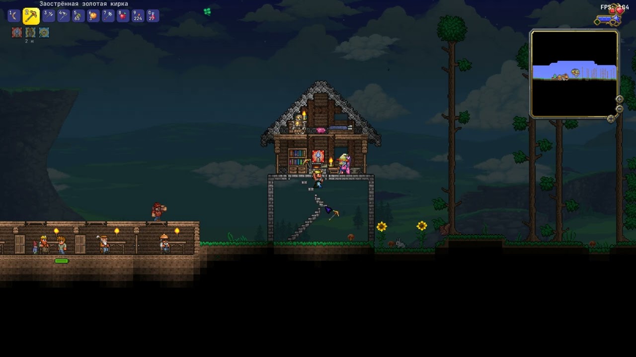 terraria fargo souls mod mazaxist mod  без урона серия 1