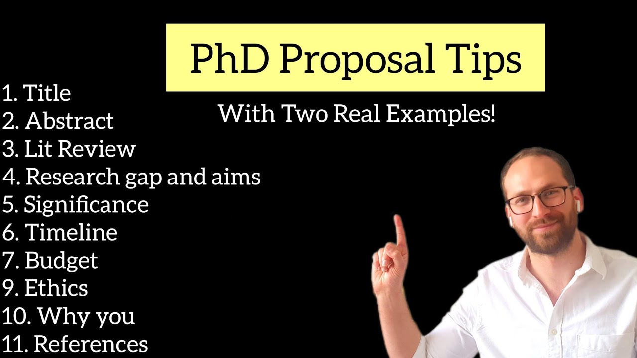 PhD research proposal writing tips + 2 Examples