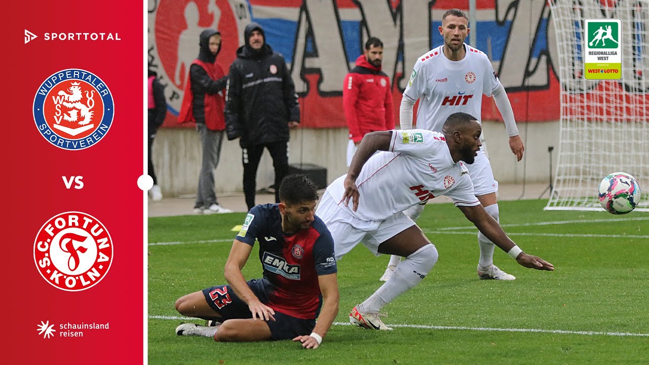 Jagd auf Tabellenspitze: Furioser Start im Spitzenspiel | Wuppertaler SV - SC Fortuna Köln | RL West