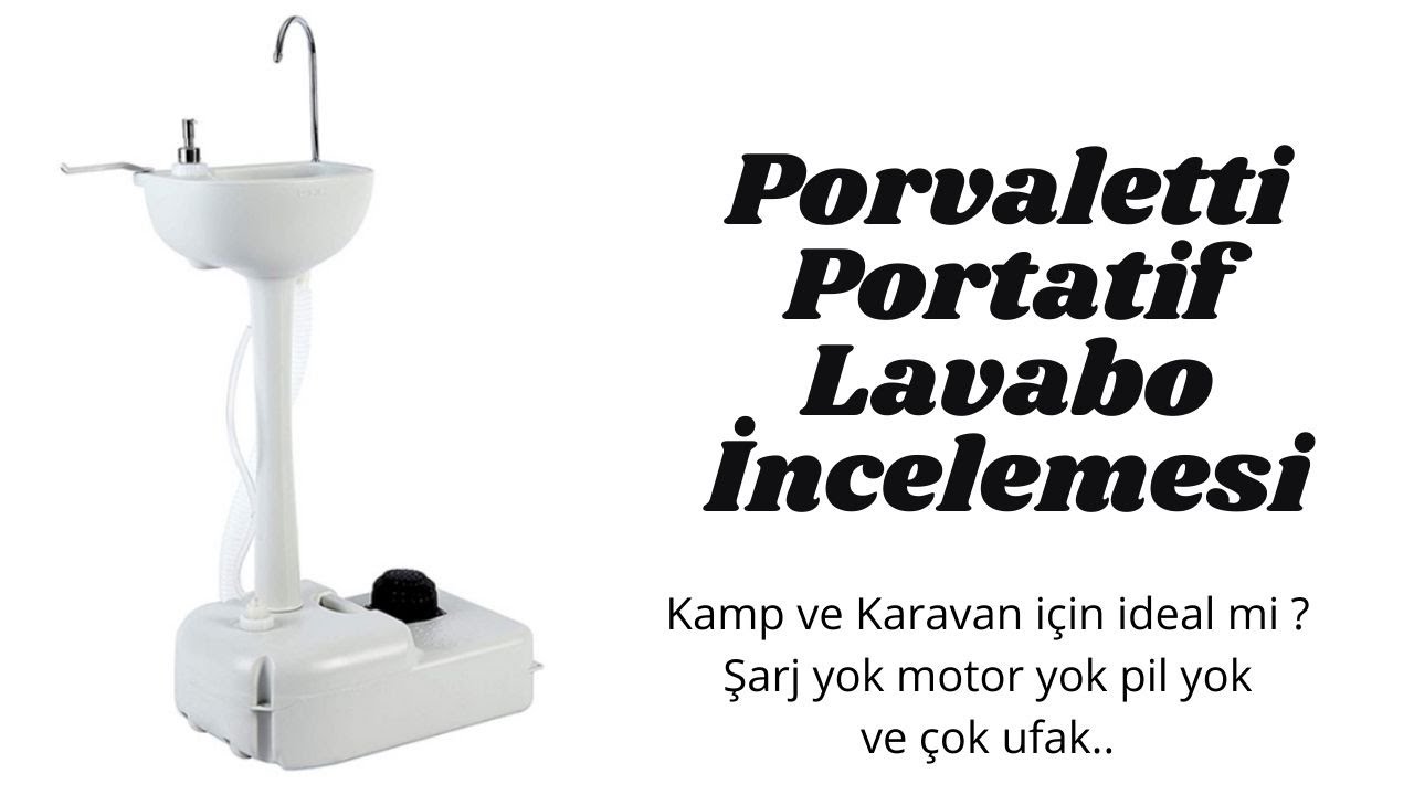 Portatif Kamp Lavabosu İncelemesi Ultra Hafif Süper Foksiyonel