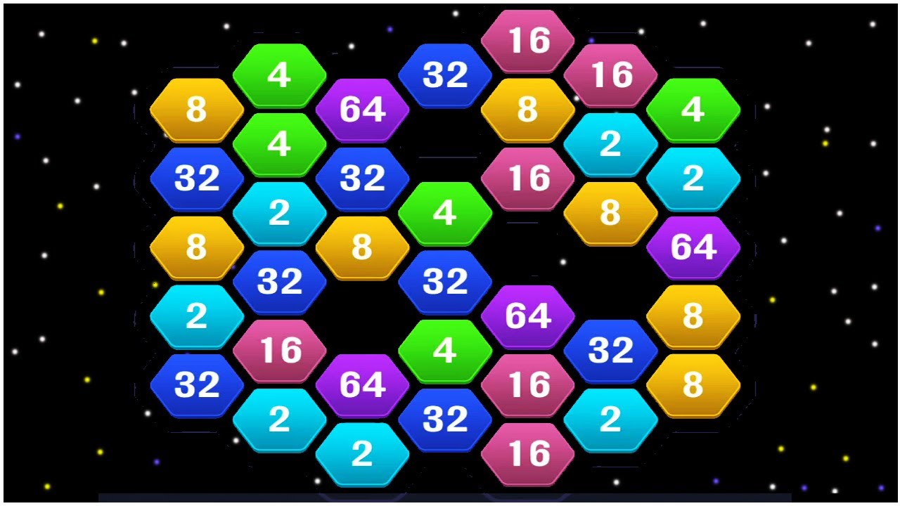 Hexa Number 2048 Puzzle Game - Gameplay Walkthrough