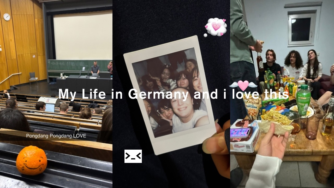 🇩🇪Germany vlog 5 | 매일 누나 생각 나.. | 수업가고 파티하고 공부하는 독일 교환학생 일상