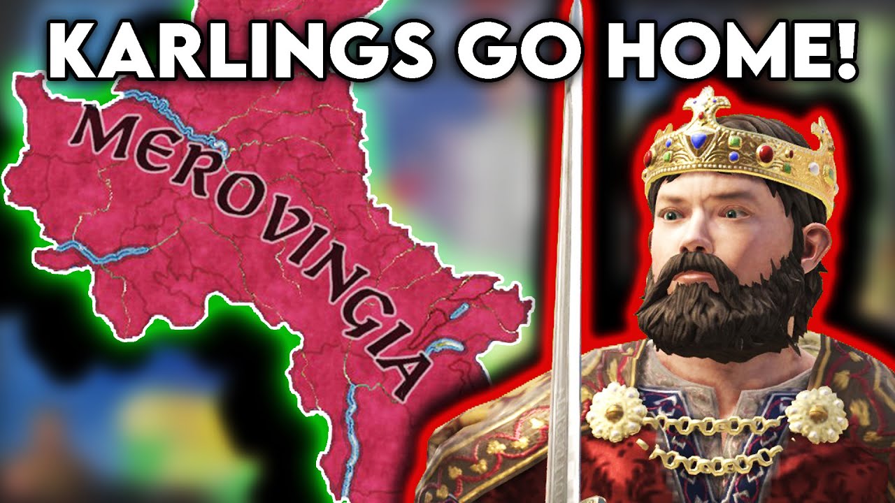 How to DESTROY The Karlings - Rewriting Frankish History - Crusader Kings 3 Gigachad Story