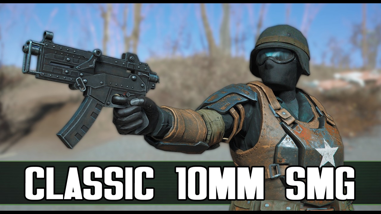 Наша первая модификация Fallout 3 Classic - Fallout 4 10mm SMG Mod