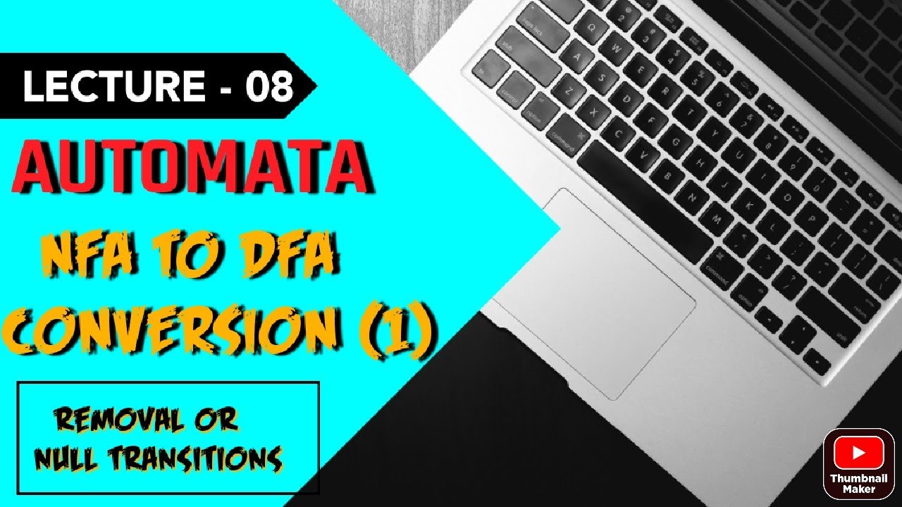 #nfatodfa AUTOMATA || LECTURE -08 || NFA TO DFA CONVERSION (PART-1) || Removal of null transitions