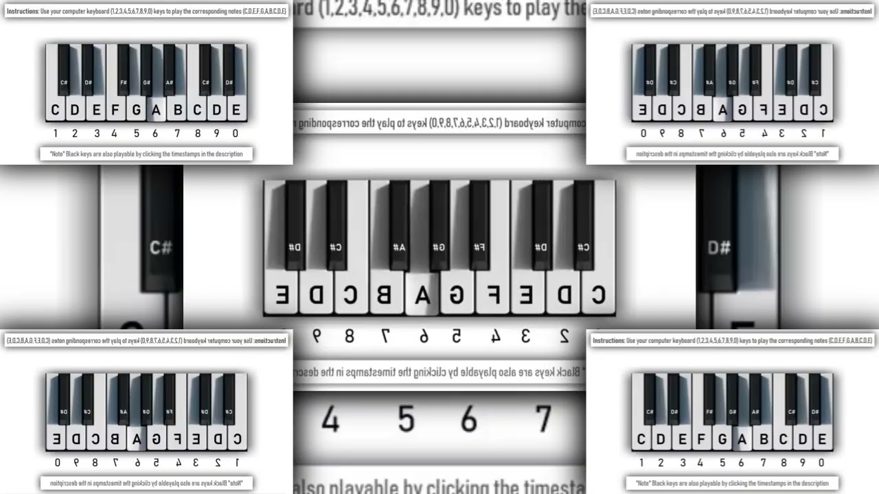 A4 Piano VRC6N001 With BGM