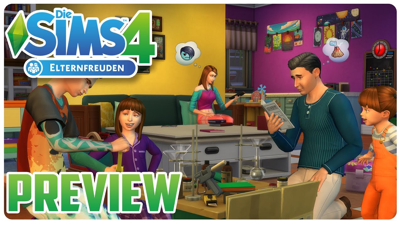 DIE SIMS 4: ELTERNFREUDEN - DIE NEUEN MÖBEL! [EXCLUSIVE PREVIEW 2/3]