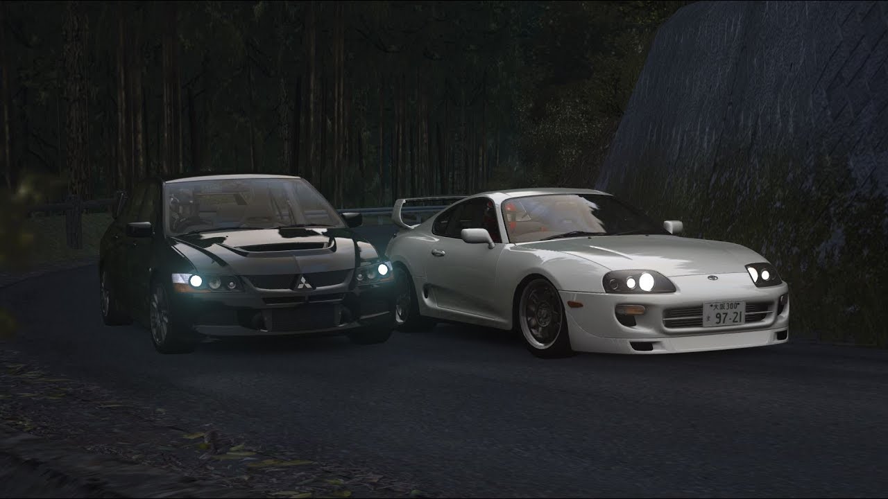 Assetto Corsa Touge Battle - Takigahara Hillclimb!