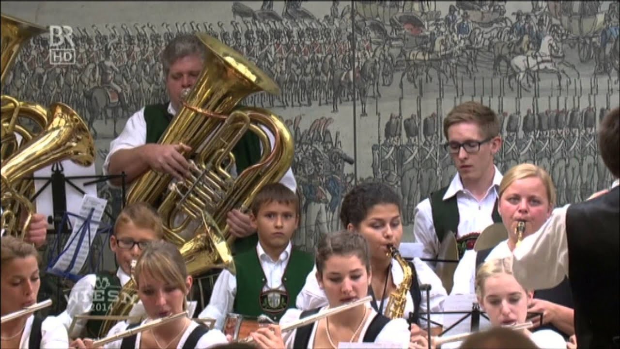 Burgrainer Polka - Tölzer Jugendkapelle - Oide Wiesn 2014