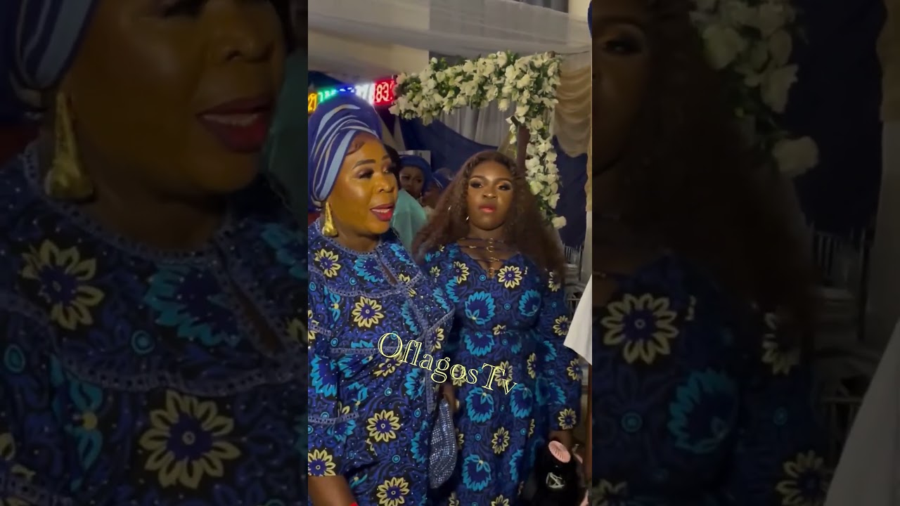 The ever-graceful Madam Saje arrives in style for the final burial of Odunlade Adekola&rsquo;s father