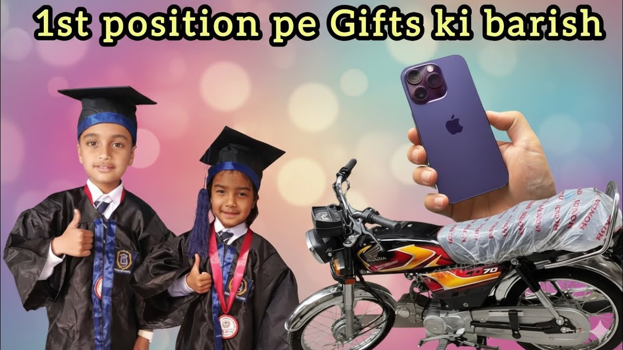 Bachon Ne Maidan Maar Liya 🏆 1st Position Result Day | Gifts 🎁 Pizza Burger Party | Family Vlog