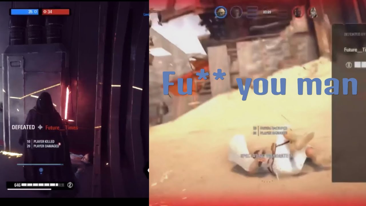 Garbage toxic twitch streamer can dish it out be can’t take it|Battlefront 2 HVV #79