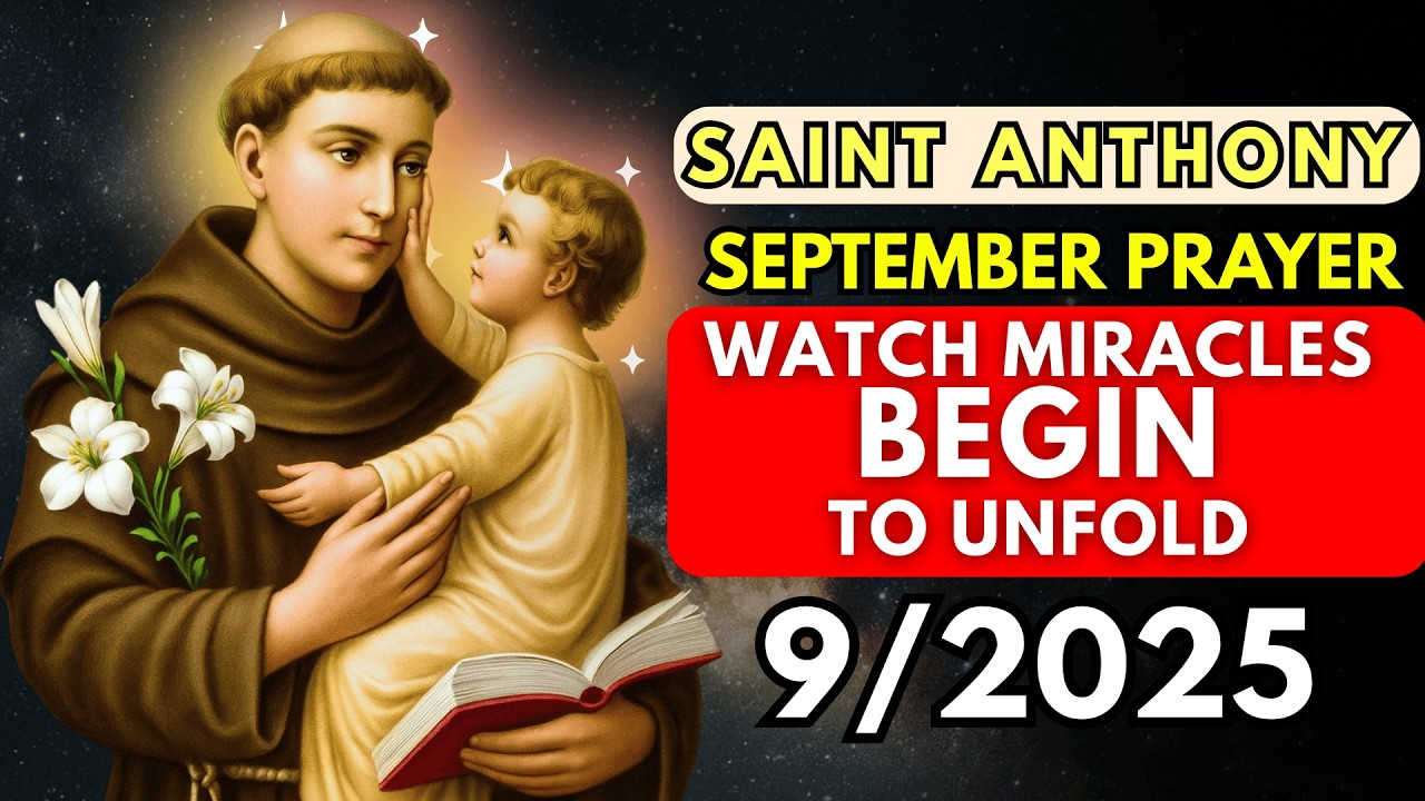 🙏Saint Anthony of Padua   Listen to This Powerful Prayer Today and See Miracles Unfold in Your Life