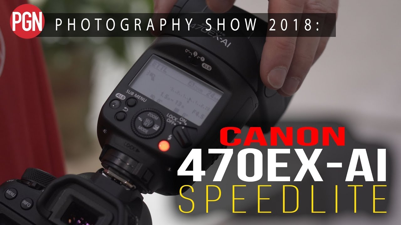 Canon 470EX-AI flash with artificial intelligence