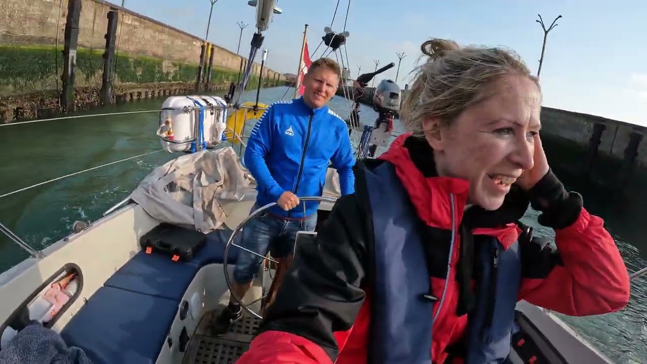 Maxi 95 - We sail fast - 30 knots - Speed 12,7 knots - Maximum speed - Dunkerque to Boulogne sur-Mer
