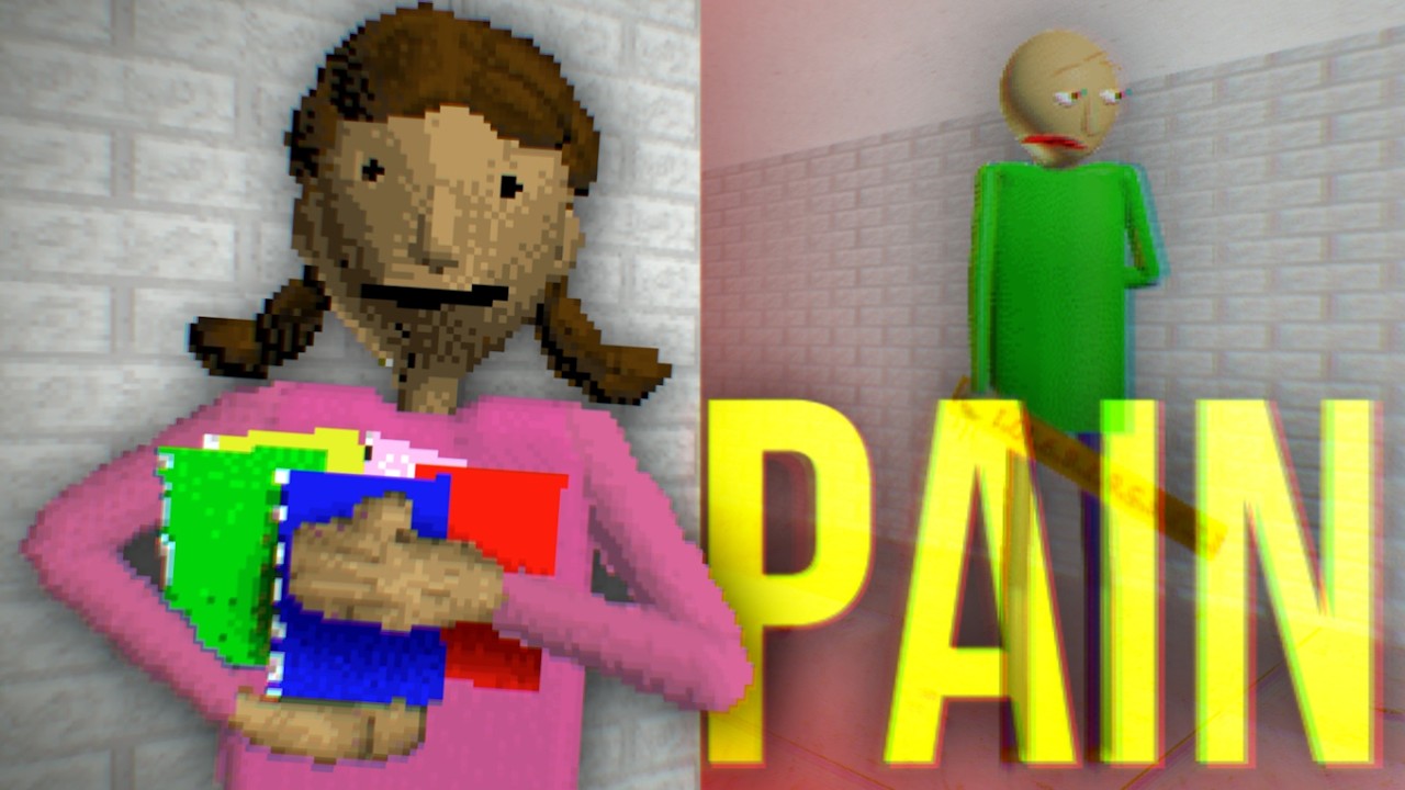 Can My Girlfriend BEAT Baldi's Basics Plus V0.12?