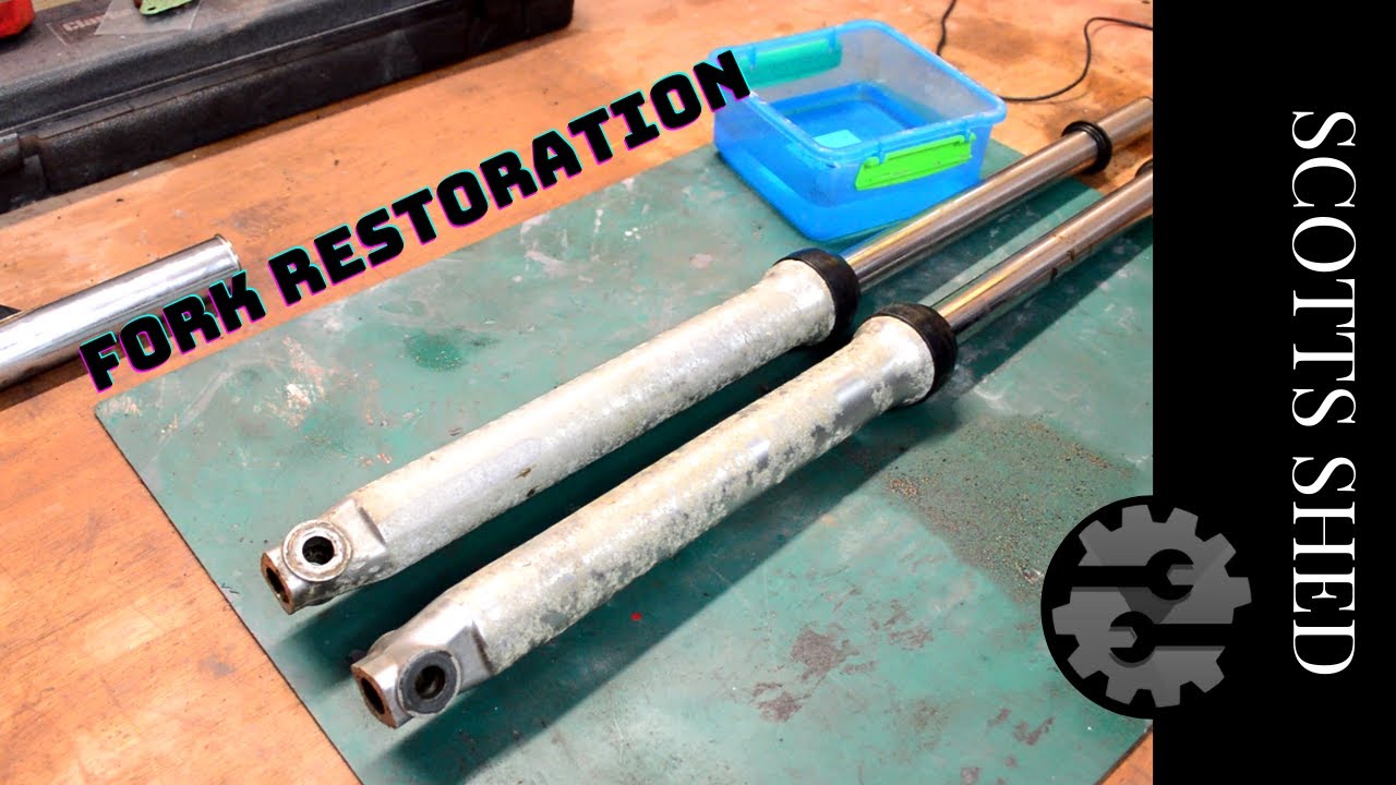 How to Polish Motorcycle Forks - Fork Restoration