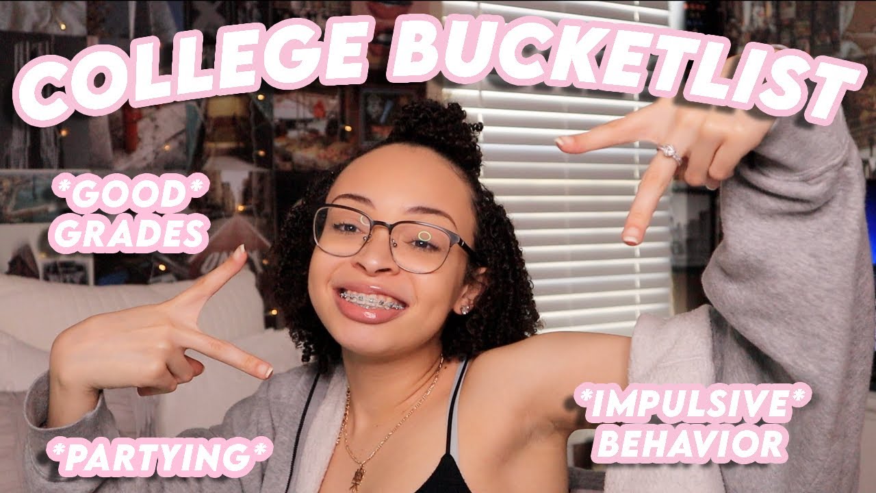 My COLLEGE BUCKETLIST | Everything I Want To Do in College!