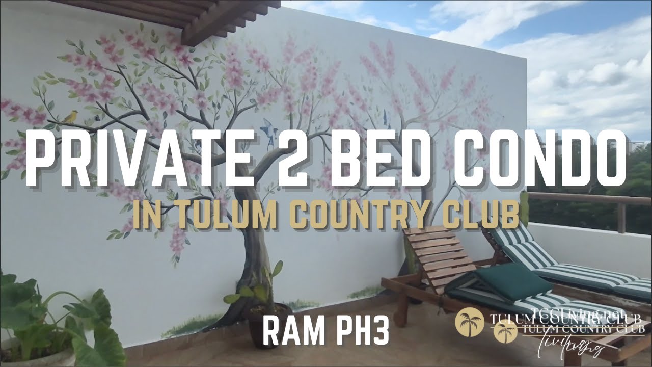 Penthouse Condo Tour in Pristine Tulum Country Club | Tao Ram PH3