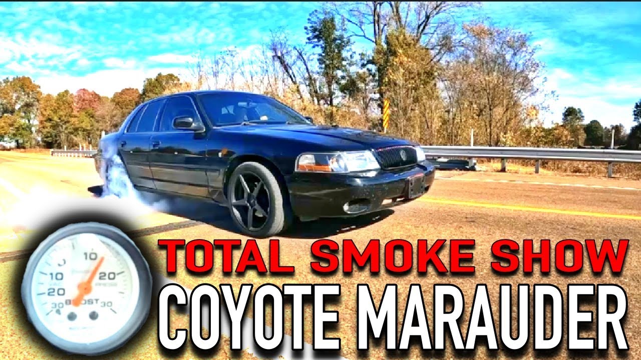 COYOTE SWAPPED, Mercury Marauder hits 15LBS of boost *TOTAL SMOKE SHOW