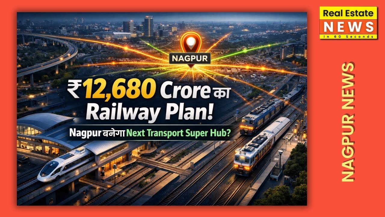 ₹12,680 Crore का Railway Plan! 🚆 Nagpur बनेगा Next Transport Super Hub?