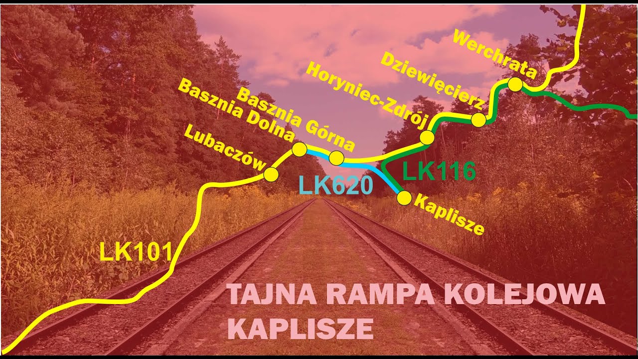 Parę słów o… ODC. 37 – KAPLISZE tajna rampa kolejowa I URBEX LK 101, 116, 620 I #kolej