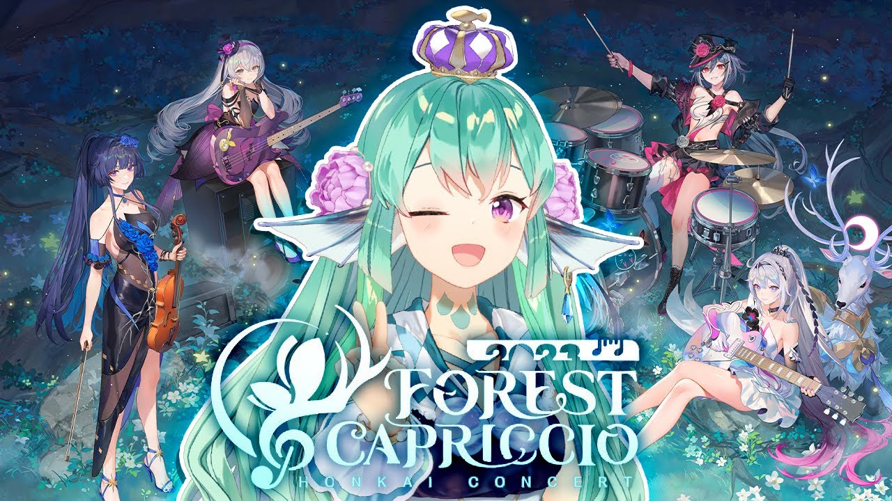 【HONKAI IMPACT 3RD: FOREST CAPRICCIO CONCERT WATCHALONG】 YIPPEEE!! 【NIJISANJI EN | Finana Ryugu】