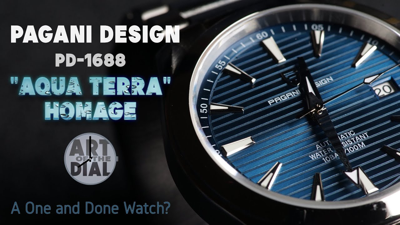 Pagani Design PD-1688 Aqua Terra Homage Watch Review - Art of the Dial